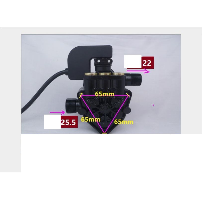 Đầu nén máy rửa xe mini loại 3 ốc