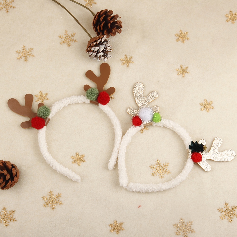 Băng Đô Cài Tóc Phong Cách Giáng Sinh Hoạt Hình Dễ Thương