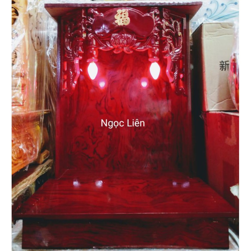 BÀN THỜ THẦN TÀI VÁN NGANG 37CM - CAO 48CM