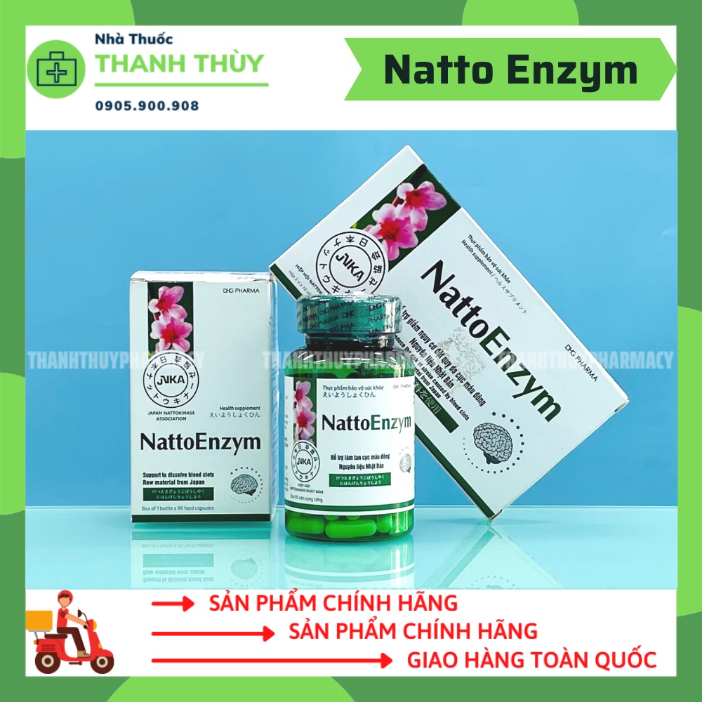 Viên Uống NattoEnzym DHG Cải Thiện Tuần Hoàn Máu Não, Cao Huyết Áp