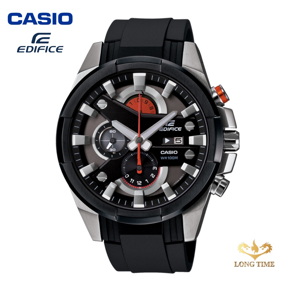 Đồng Hồ Nam Casio Edifice EFR-540-1AVUDF Dây Nhựa Màu Đen - Thiết Kế Mặt 3D chống nước độ sâu 200m bảo hành quốc tế .
