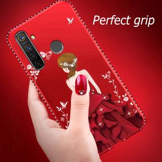OPPO Realme 5 / 5s / 5i / 5 Pro / Realme C3 Ốp lưng in hình cô gái sang chảnh nhiều mẫu mã cho điện thoại