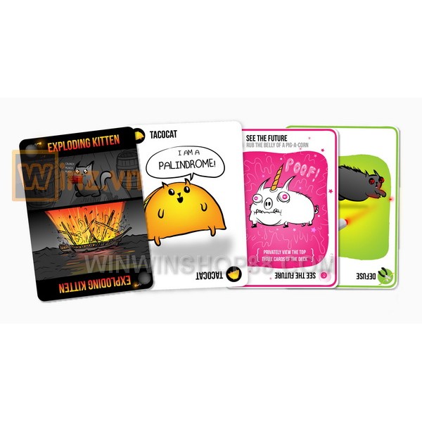 Bài Mèo Nổ - Exploding Kittens (hộp đỏ) bởi winz.vn