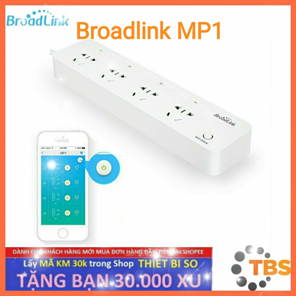 Ổ cắm thông minh broadlink MP1