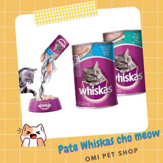 Thức ăn Pate Whiskas lon 400g cho mèo