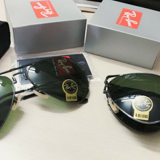 Kính mắt thời trang cao cấp rayban gập