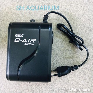 Máy sủi Ôxy siêu êm Gex 4000SB 2 đầu vòi cho bể cá cảnh