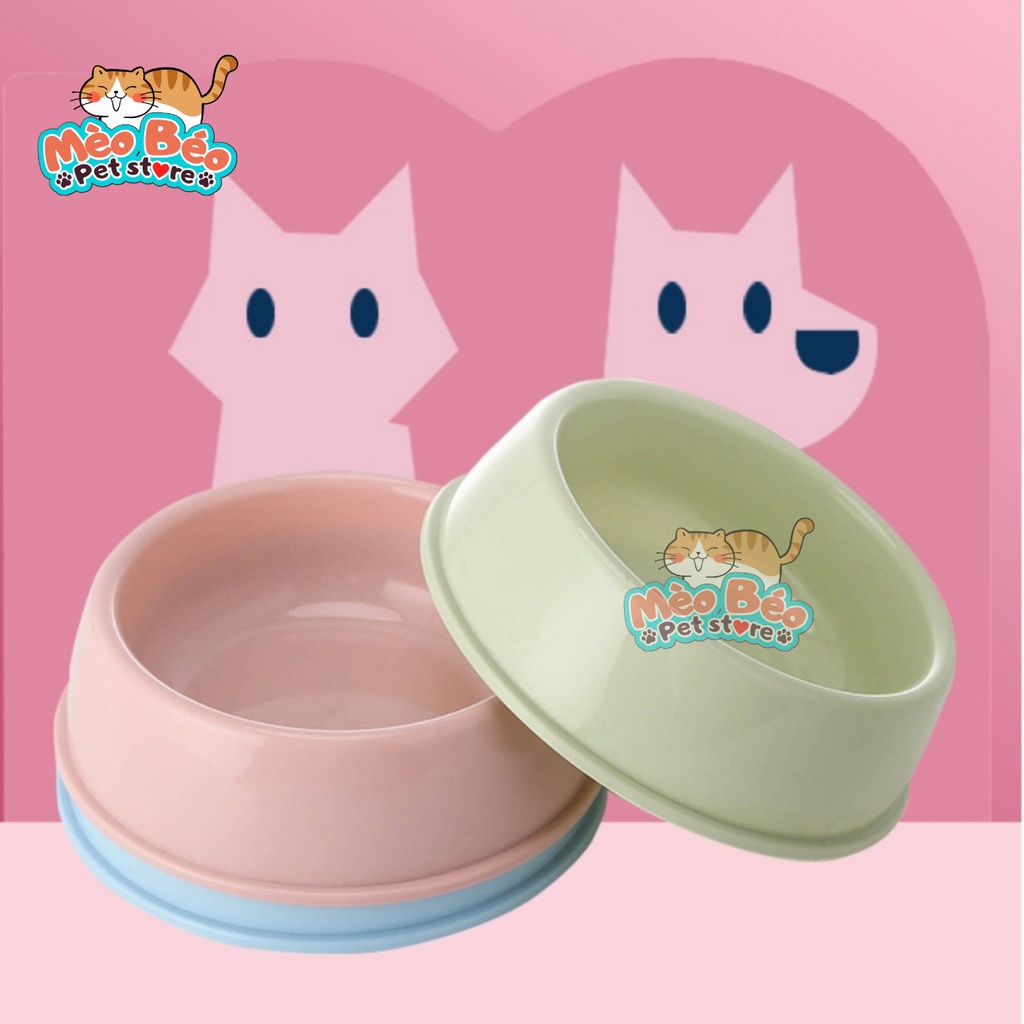 Bát ăn nhựa cho chó mèo -  loại đẹp