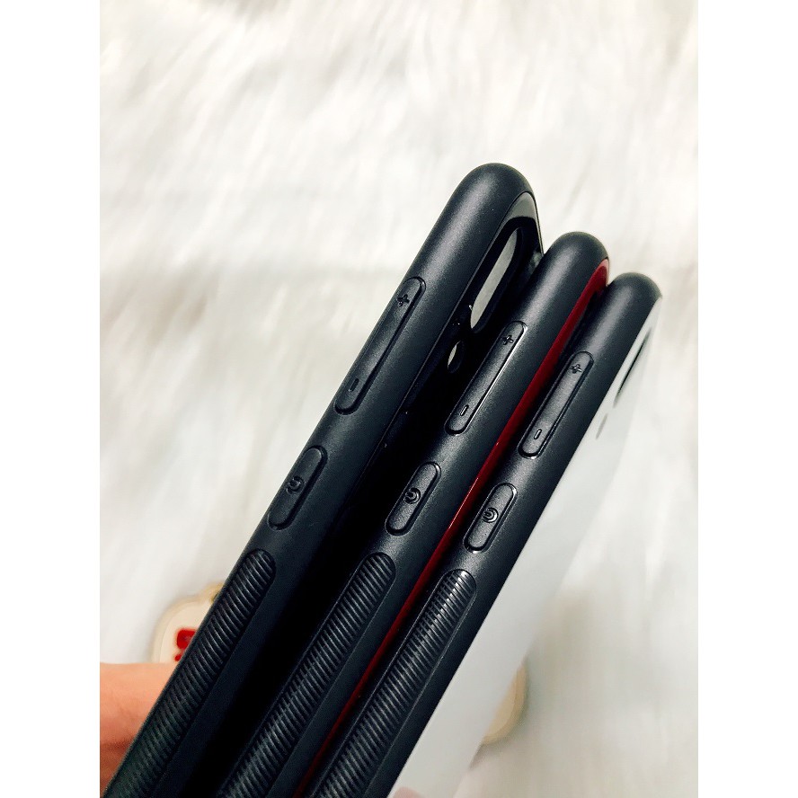 [Freeship toàn quốc từ 50k] ỐP LƯNG HUAWEI Y7 PRO 2019 ỐP GƯƠNG CƯỜNG LỰC CAO CẤP VIỀN DẺO ĐEN