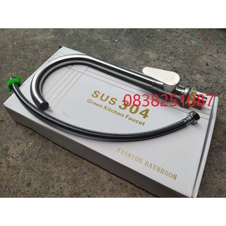 Vòi rửa chén lạnh inox 304 cao cấp ống phi 24