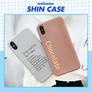 Ốp lưng iphone Chocolate TPU trơn dẻo mềm 6/6plus/6s/6splus/7/7plus/8/8plus/x/xs/11/12/13/14/pro/max/promax/plus