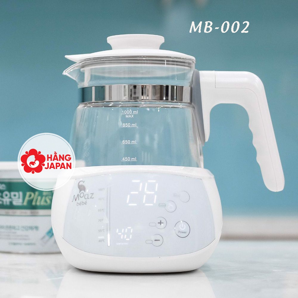 Bình đun nước đa năng Moaz Bebe MB002/ MB012 ấm đun nước pha sữa cho bé, nhỏ gọn tiện lợi