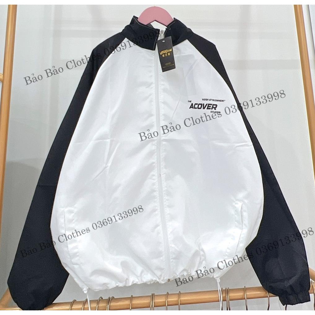 Áo Gió Bomber Nam Nữ  Form Rộng 2 Lớp Acover Vải Dày Mịn Thoáng Mát Thiết Kế Thời Trang Kiểu Dáng Năng Động