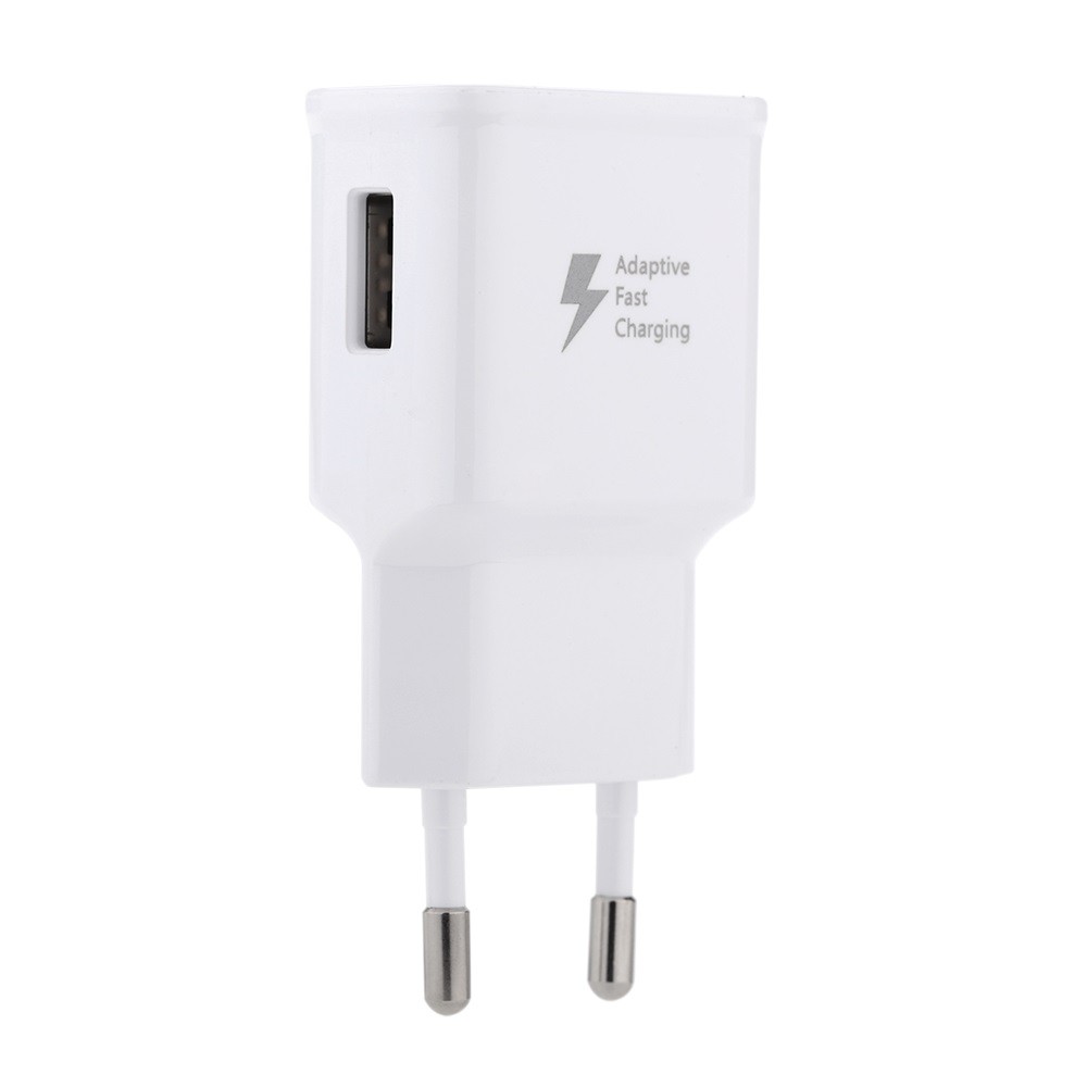 Bộ cáp và cốc sạc nhanh dành cho Samsung S6/6+ S7/S7+ cổng microUSB - cáp dài 1.5M (Trắng)
