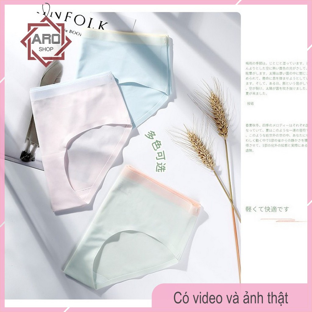 Quần Lót Đúc Tàng Hình, Cạp Viền Chống Tụt Siêu Mềm Mịn, Mát Lạnh, Tông Màu Light Nhẹ Nhàng Tinh Tế QL37 | BigBuy360 - bigbuy360.vn