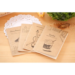Sổ ghi chép phong cách basic dễ mang theo

