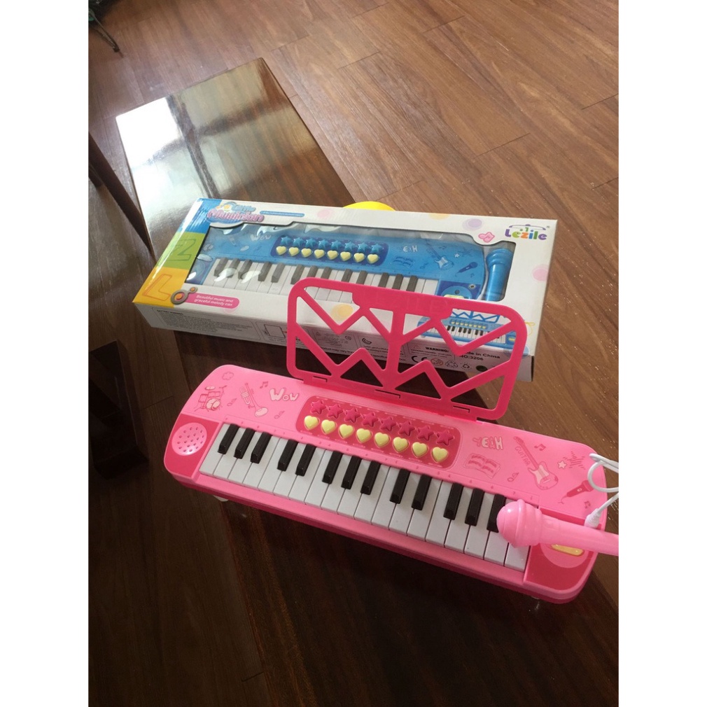 Đàn piano cho bé học đàn kèm mic, ánh sáng chế độ chuẩn âm và nhiều chế độ hấp dẫn