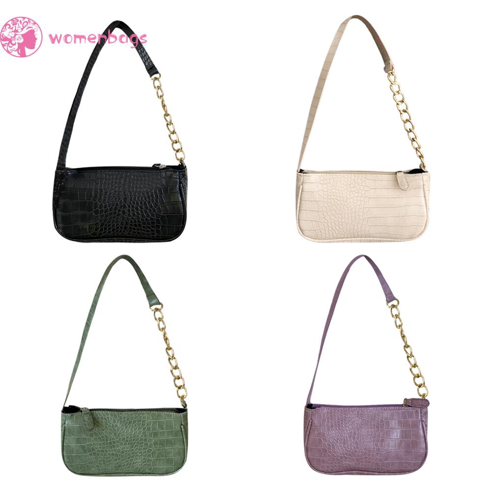 Túi Xách Da PU Họa Tiết Da Cá Sấu Thời Trang Cho Nữ | BigBuy360 - bigbuy360.vn