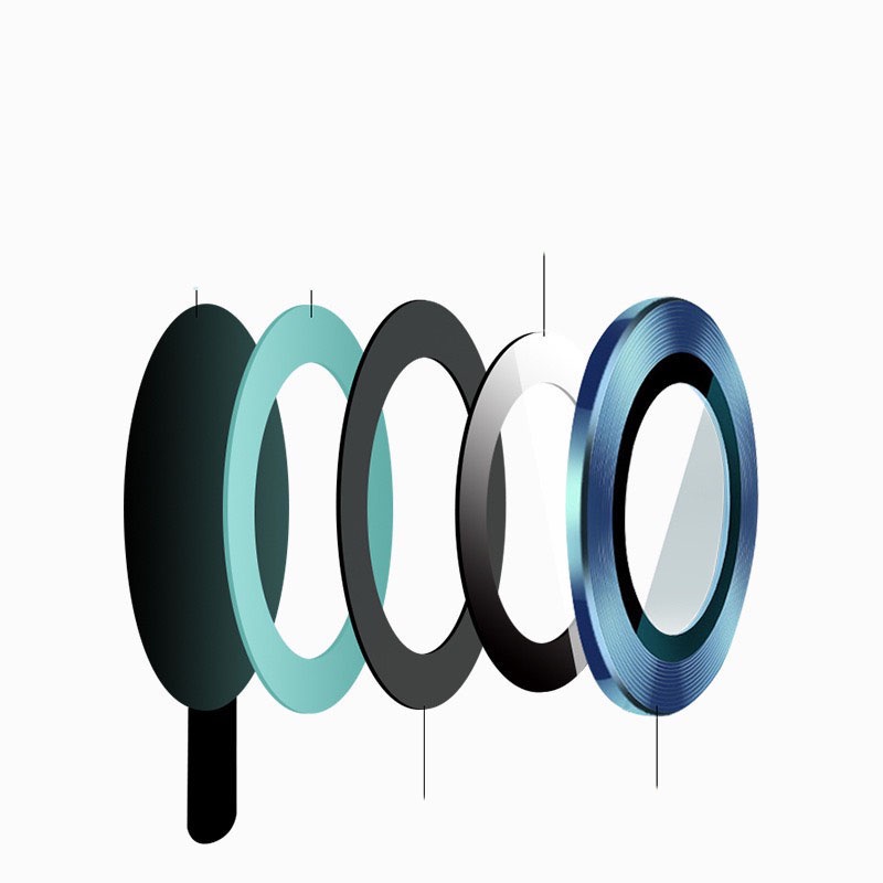 Ốp viền kính bảo vệ Camera Lanbi Lens Ring IPhone 12 Pro Max / 12 Pro/11/11pro/11promax/13/13promax