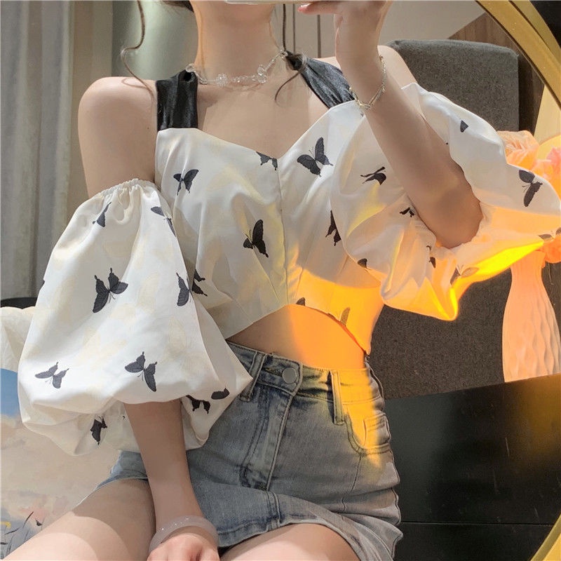 Áo Kiểu Trễ Vai Thiết Kế Quyến Rũ Cho Nữ  tao bao