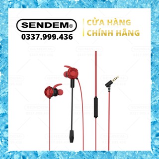 Tai nghe game SENDEM S3 - Hàng chính hãng, Mic rời hỗ trợ đàm thoại