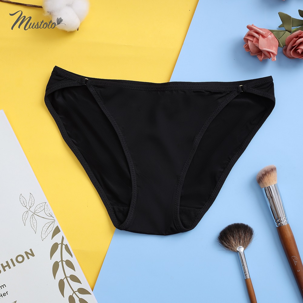 Combo 5 Quần Lót Nữ Trơn Lưng Thấp Thoải Mái Thoáng Mát (Mustoto MQ01) (Đen, Trắng, Hồng Đất, Xanh Mallard, Hồng Da)