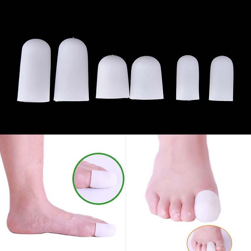 Bộ 2 miếng silicone bọc ngón chân cái giảm đau tiện lợi