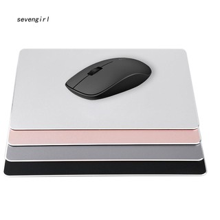 Slim Sleek Anti-Slip Aluminum Alloy Computer Gaming Mouse Pad Mat Mice Mousepad