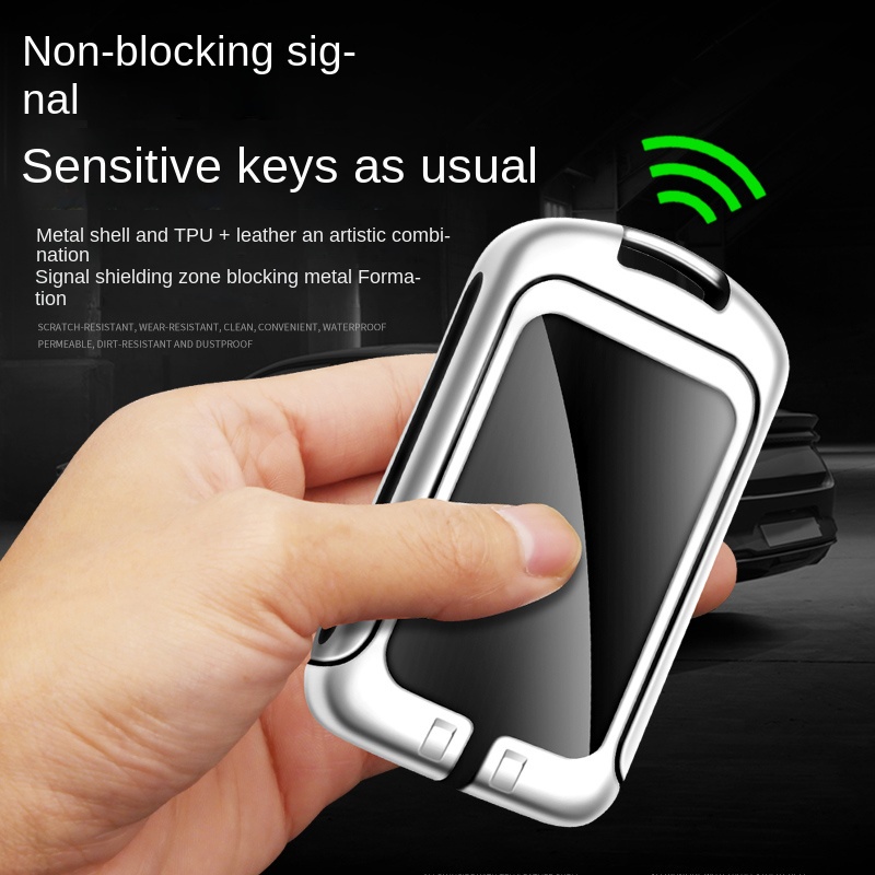 Vỏ Kim Loại Cao Cấp Bảo Vệ Chìa Khóa Xe Hơi Volvo XC60 XC90 V90 S90 S80 V40 V60 xc40