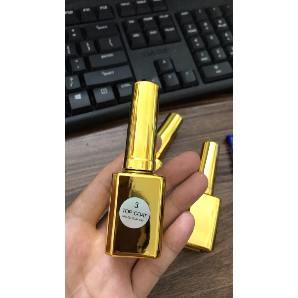 Base top NailMoT Mỹ, liên kết base, bóng top, chai 18ml