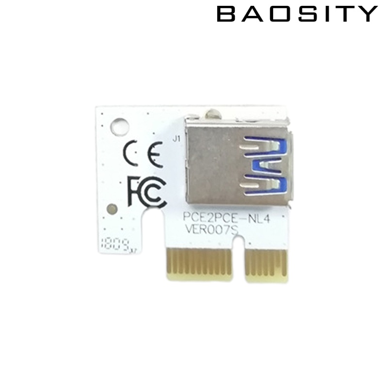 [BAOSITY]USB Graphics Card Riser Card PCI-E 1X To 16X Mining Adapter Accessory