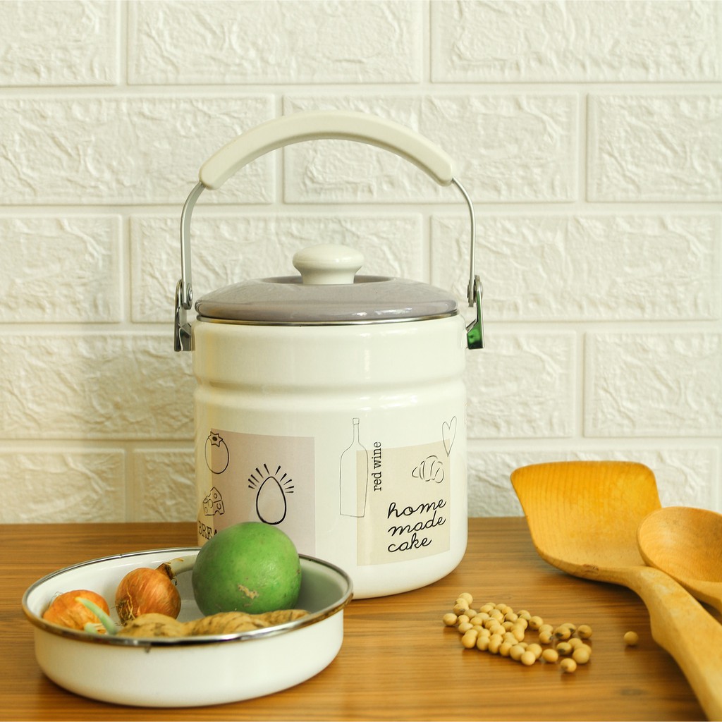 Bộ sản phẩm thép tráng men 8 món cao cấp CHEFINA, sử dụng trên bếp từ