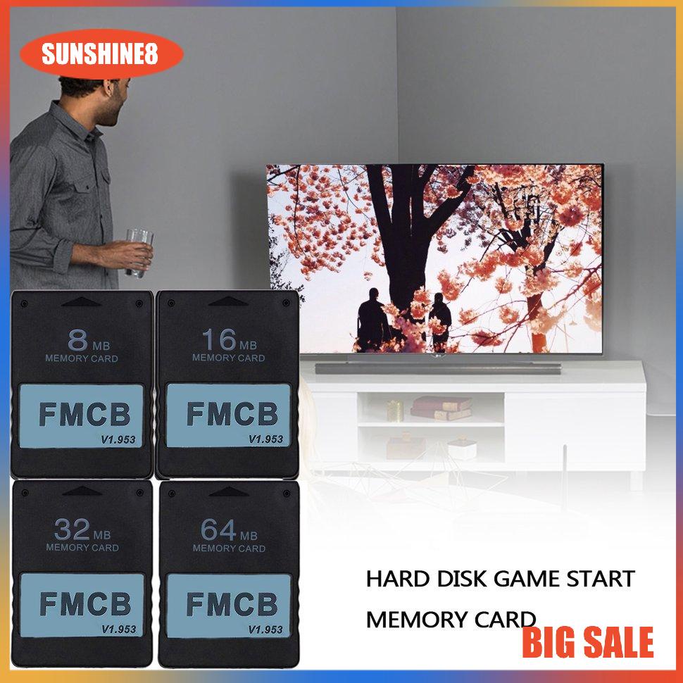【SUN】FMCB Free McBoot Version V1.953 Memory Card For PS2 Playstation2 Memory Card
