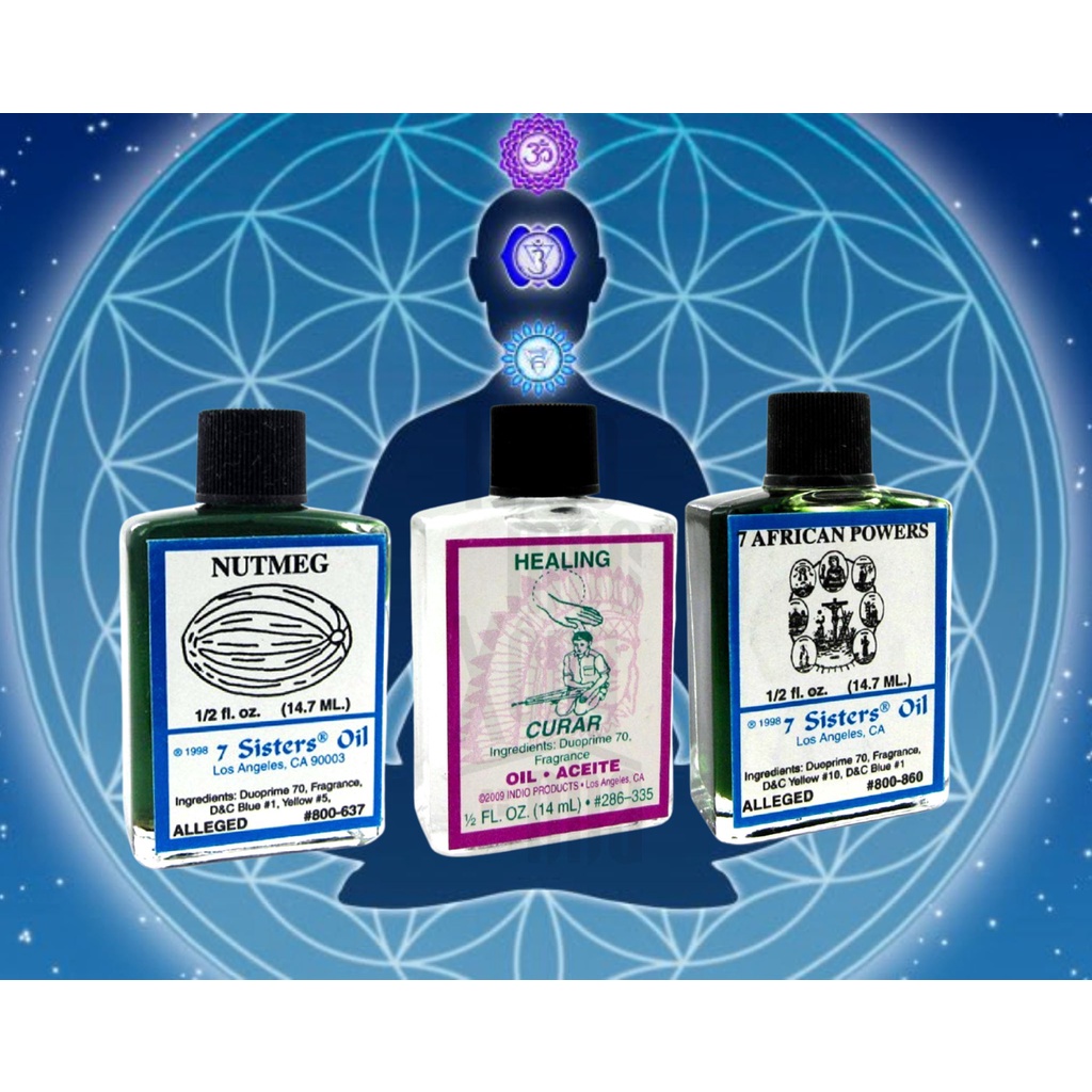 Tinh Dầu Seven Sisters, Indio, Psychic Oil Có thể Tắm, Massage - THẢO MỘC XÔNG NHÀ