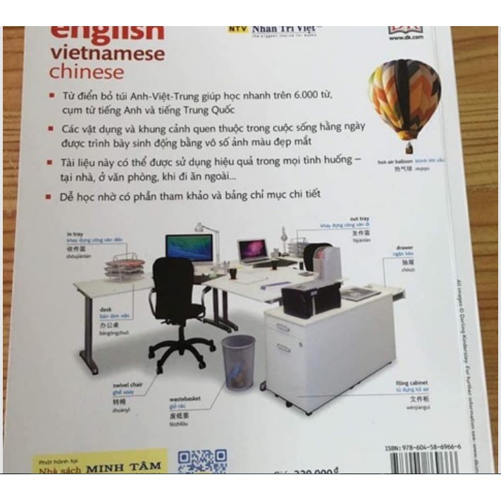 Sách - Từ điển hình ảnh Tam ngữ Anh Trung Việt - Visual English Vietnamese Chinese T | BigBuy360 - bigbuy360.vn