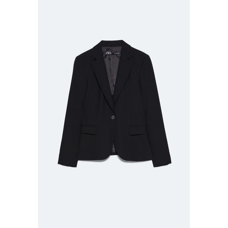 Zara Đức - Áo blazer sale auth new tag cao cấp chính hãng khoác vest hai 2 lớp có lót độn vai basic suit đen | BigBuy360 - bigbuy360.vn