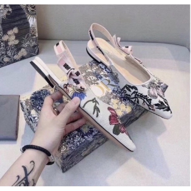 No Box-J 'Adr SLINGBACK BALLERINA FLAT