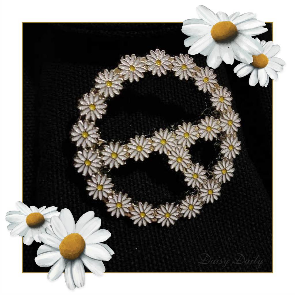 HUY HIỆU, TRÂM CÀI ÁO BALO CÚC HOẠ MI DAISY GD PEACEMINUSONE