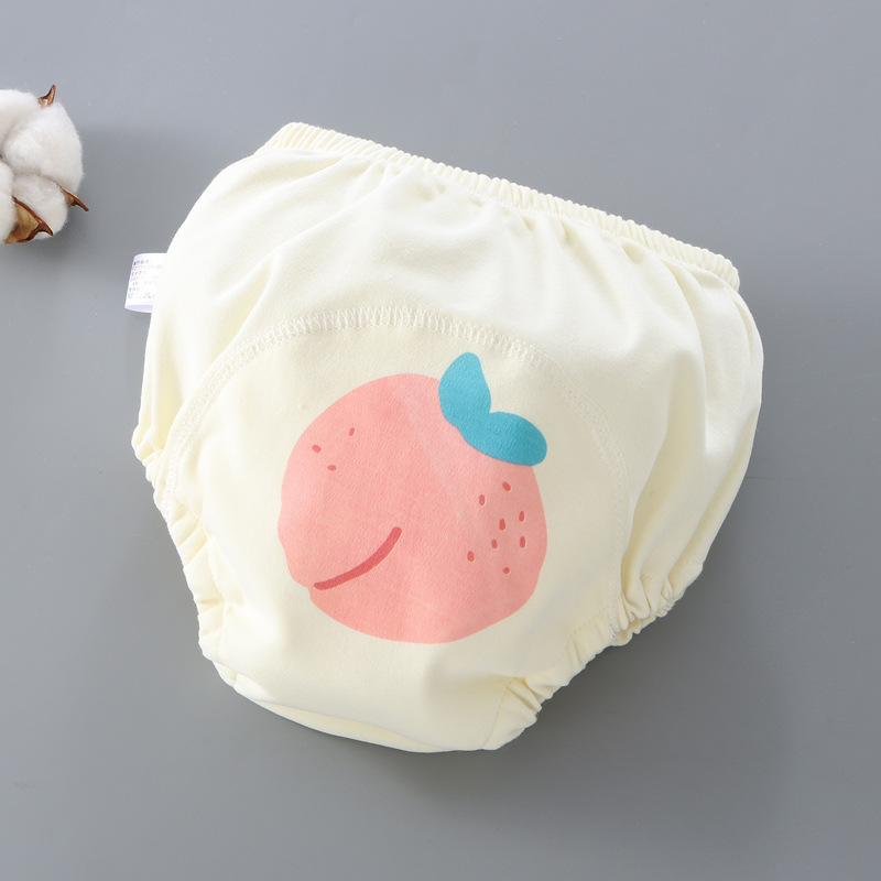 Quần Tã Bằng Cotton Họa Tiết Trái Cây Xinh Xắn Dành Cho Các Bé