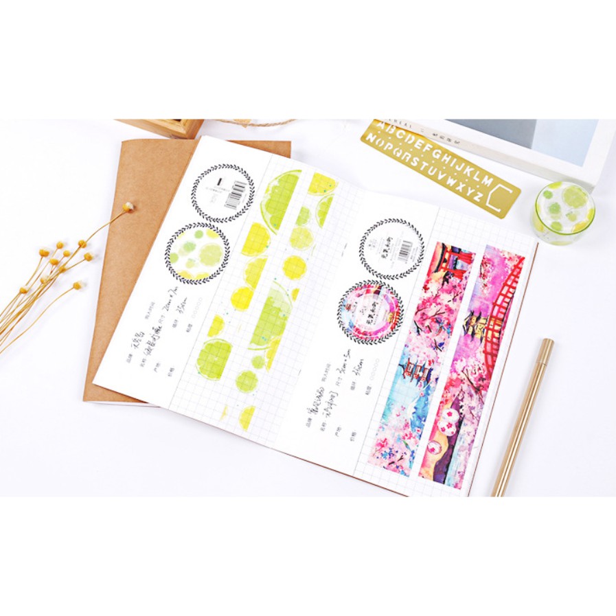 Sổ minh họa washi tape