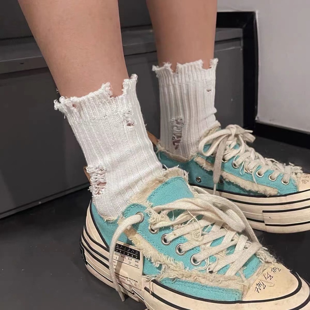 Bán Chạy!Hàng Mới Về F &amp; X Vớ Rách Thời Trang Mùa Hè Phong Cách Cổ Điển Cá Tính Dành Cho Nữ