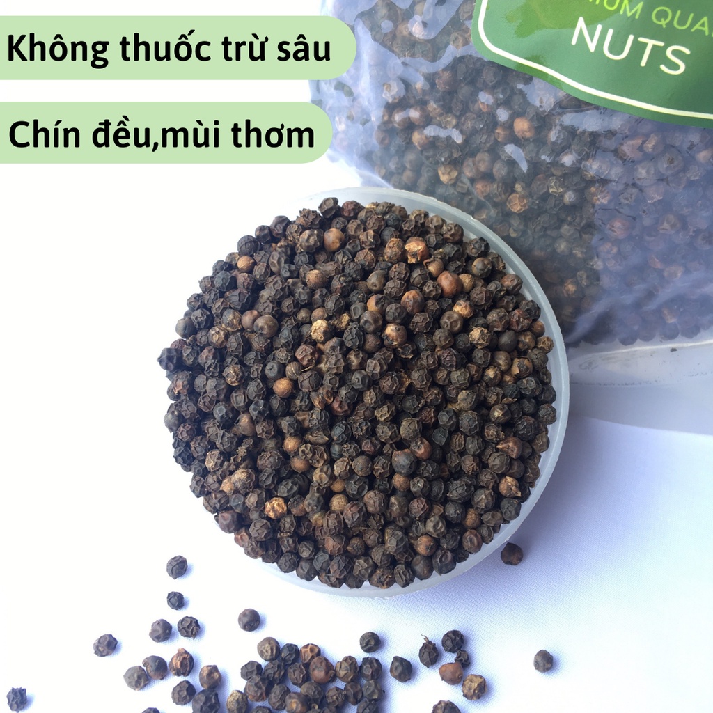 Hạt Tiêu Sạch Organic Bình Phước Chín Đỏ Phơi Khô 500g 100% Tiêu Sạch - Nông sản sạch Quỳnh An