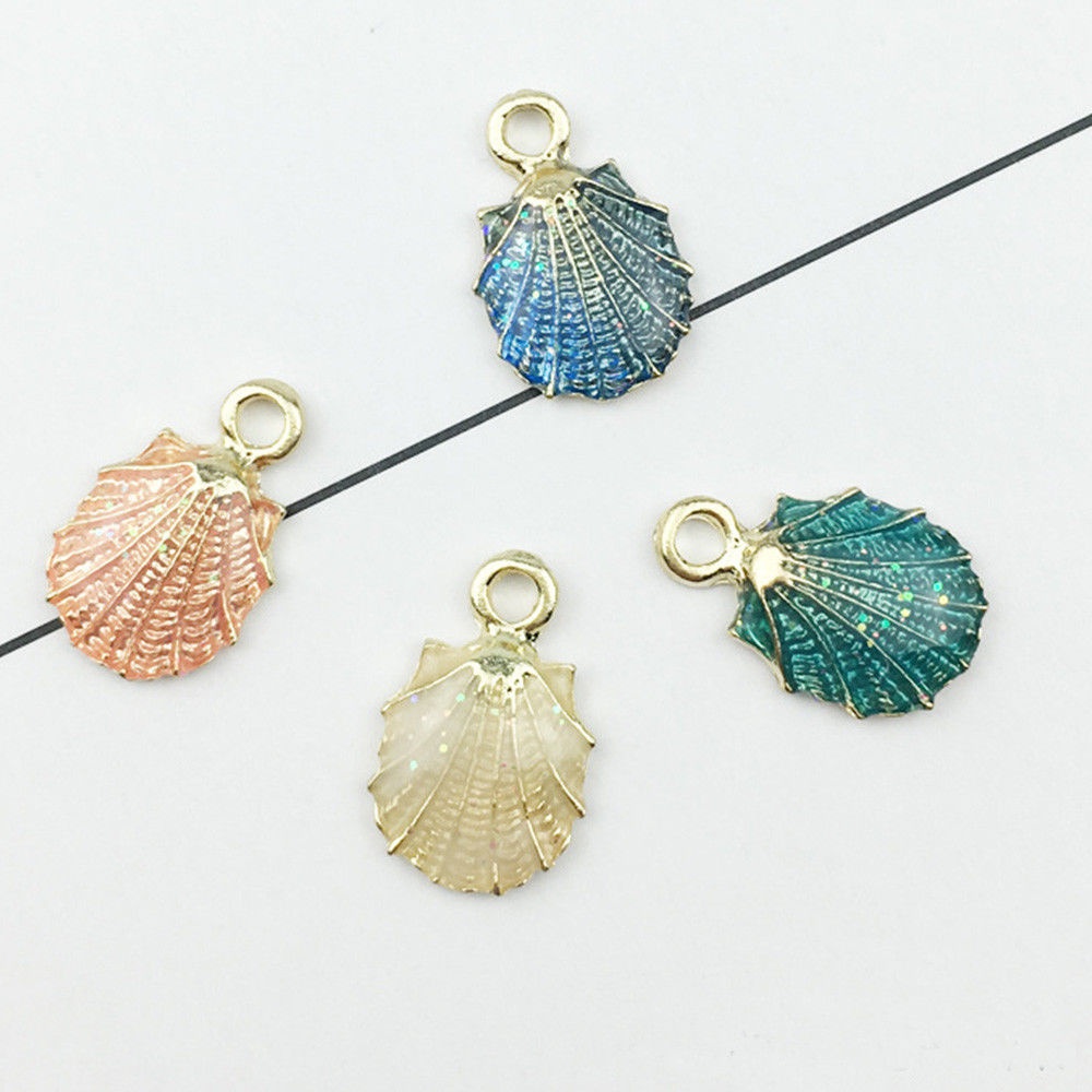 Set 13 mặt dây chuyền/vòng tay/lắc chân hình vỏ sò/sao biển dễ thương thời trang