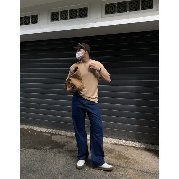 SIAM ÁO THUN NGẮN TAY PHOM RỘNG MÀU VINTAGE ĐƠN GIẢN