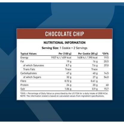 [1 hộp ] [Chính hãng] Bánh Bar Protein Thay Thế Bữa Ăn GiúpTăng Cơ Bắp APPLIED NUTRITION CRITICAL COOKIE 12BAR/BOX