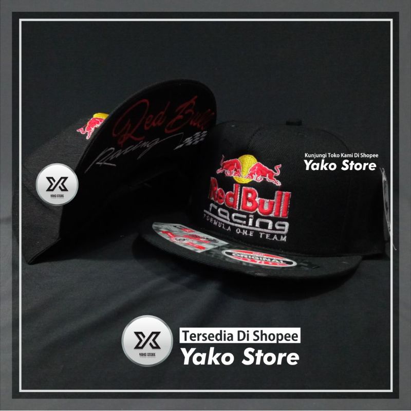 Mũ Lưỡi Trai Thêu Chữ REDBULL Phong Cách HIPHOP Mũ Lưỡi Trai Thêu Chữ Phong Cách HIPHOP