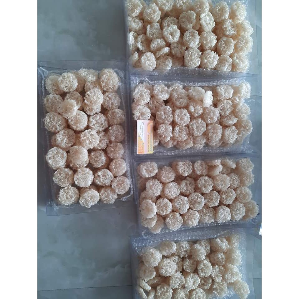 Combo 10 yến viên - Nhặt lông từ tổ yến thô nên 100% sợi, không vụn, không tẩm đường, không tẩy trắng, không chà dầu
