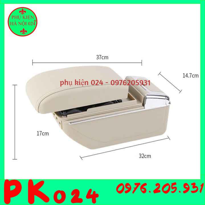 [ Toyota Wigo ] Hộp Tỳ Tay Cao Cấp Theo Xe, Hộp Tỳ Tay Xe Tích Hợp Cổng Sạc USB - Toyota Wigo