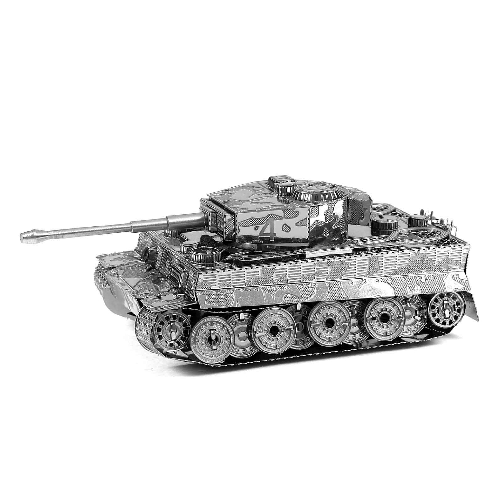 Mô hình xe tăng 3D Army german Tiger tự lắp ráp bằng kim loại