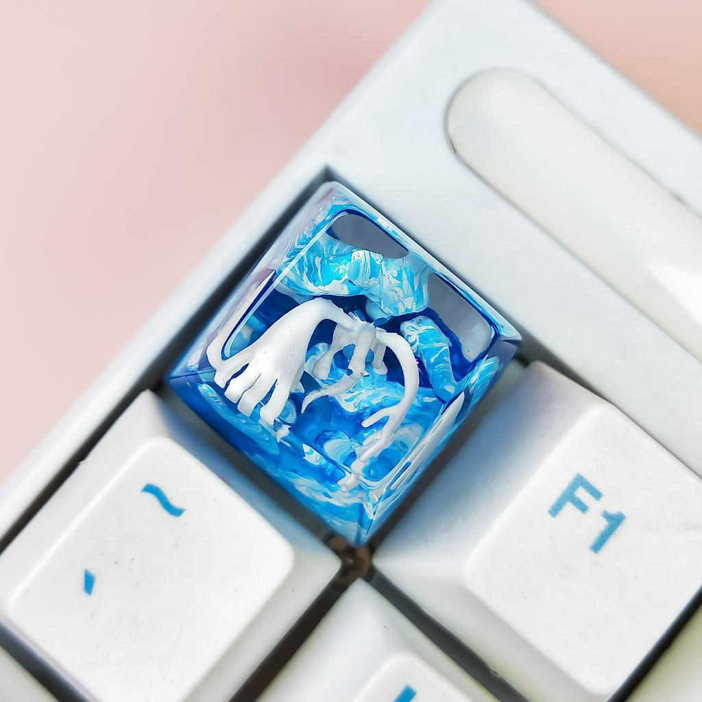 Nút bàn phím Pokemon, nút bàn phím Lugia , Bàn phím nhân vật hoạt hình - Lugia keycap, POKÉMON Artisan Keycap